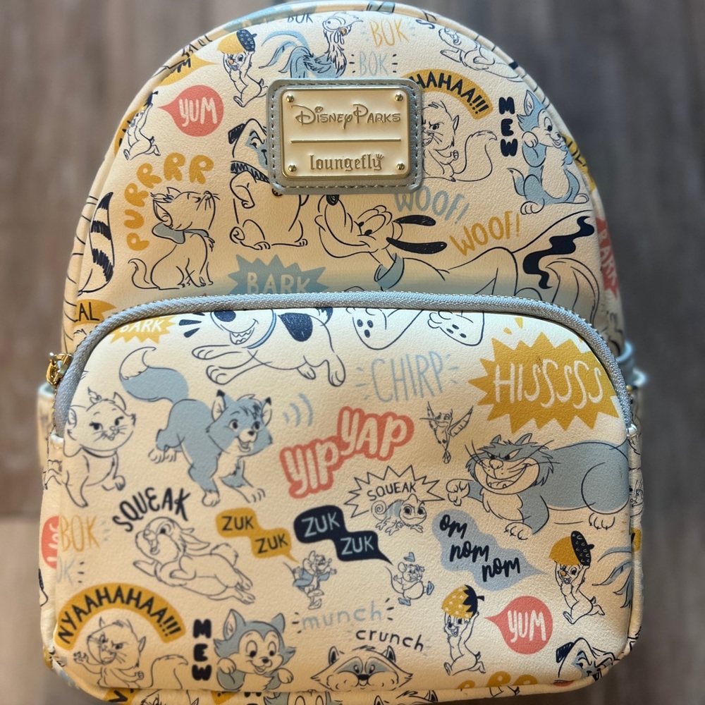 Disney Parks Critter Chaos Loungefly Mini Backpack - Like New